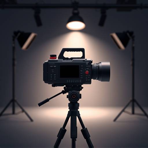 Icon representing commercial video creation